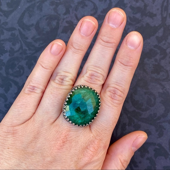 Artisan handmade Cocktail ring - Picture 2 of 4